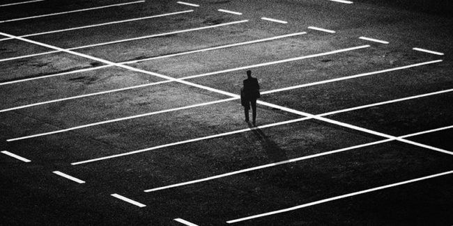 empty parking lot